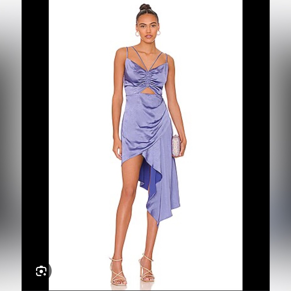 Elliatt Purple Asymmetrical Dress